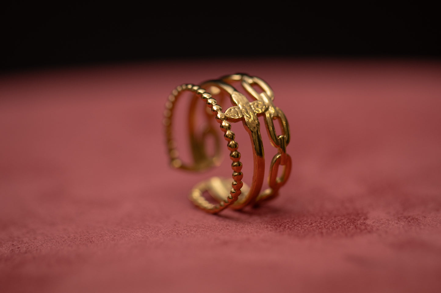 Chain's Bond -Adjustable Ring