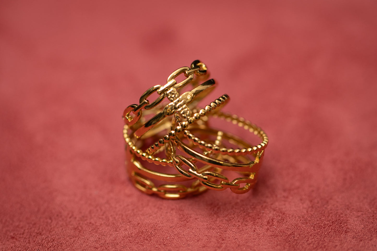 Chain's Bond -Adjustable Ring